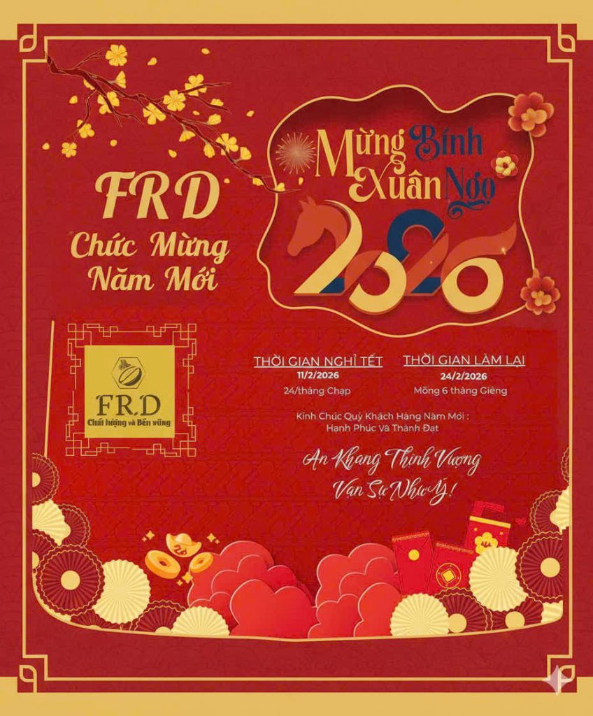 FRD thông báo lịch nghỉ Tết Nguyên đán Bính Ngọ 2026